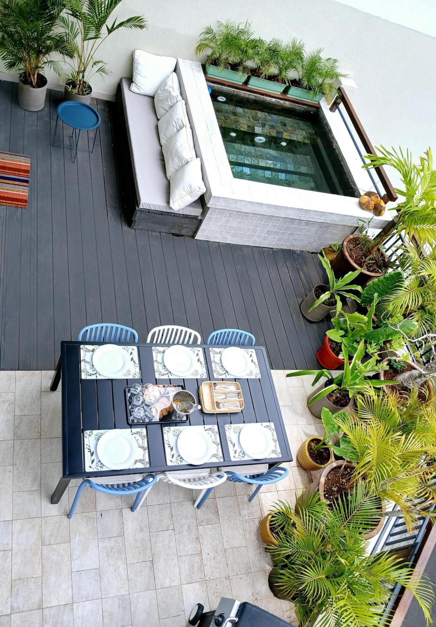 Seaside 3 Suites Penthouse With Pool Gym & Bbq Terrace 马勒勒角 外观 照片