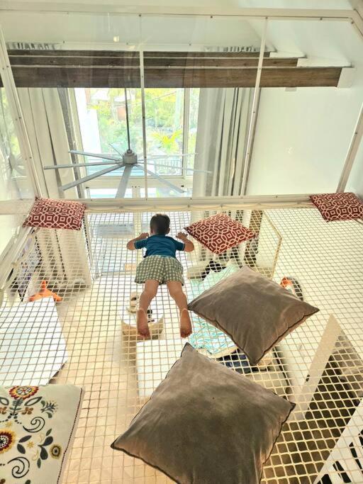 Seaside 3 Suites Penthouse With Pool Gym & Bbq Terrace 马勒勒角 外观 照片