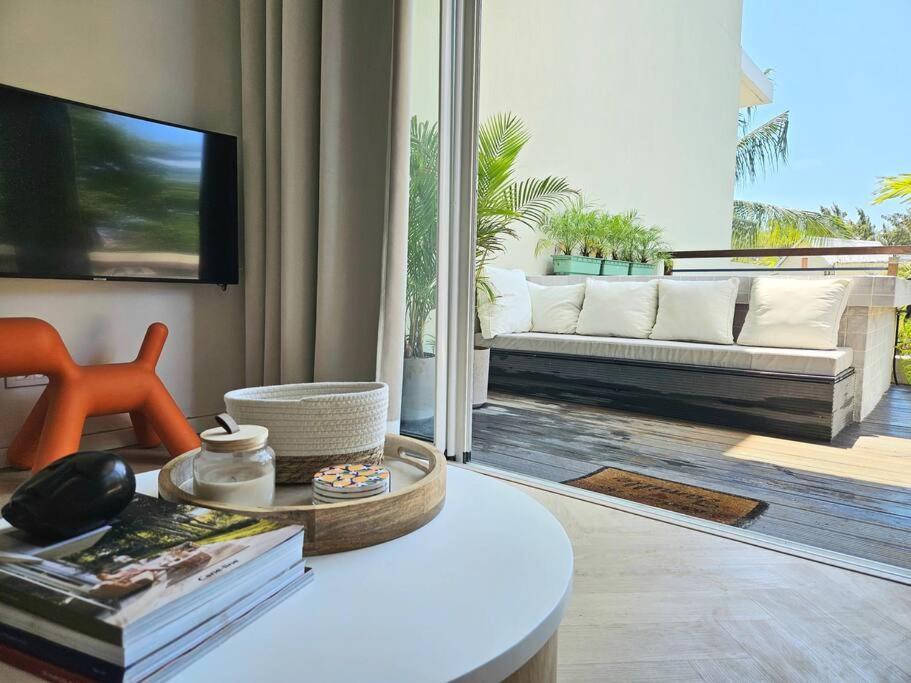 Seaside 3 Suites Penthouse With Pool Gym & Bbq Terrace 马勒勒角 外观 照片